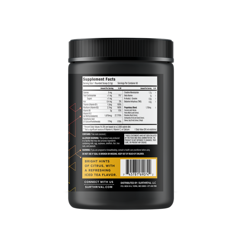 Surthrival Biamatrix Pre-Workout Powder 318g