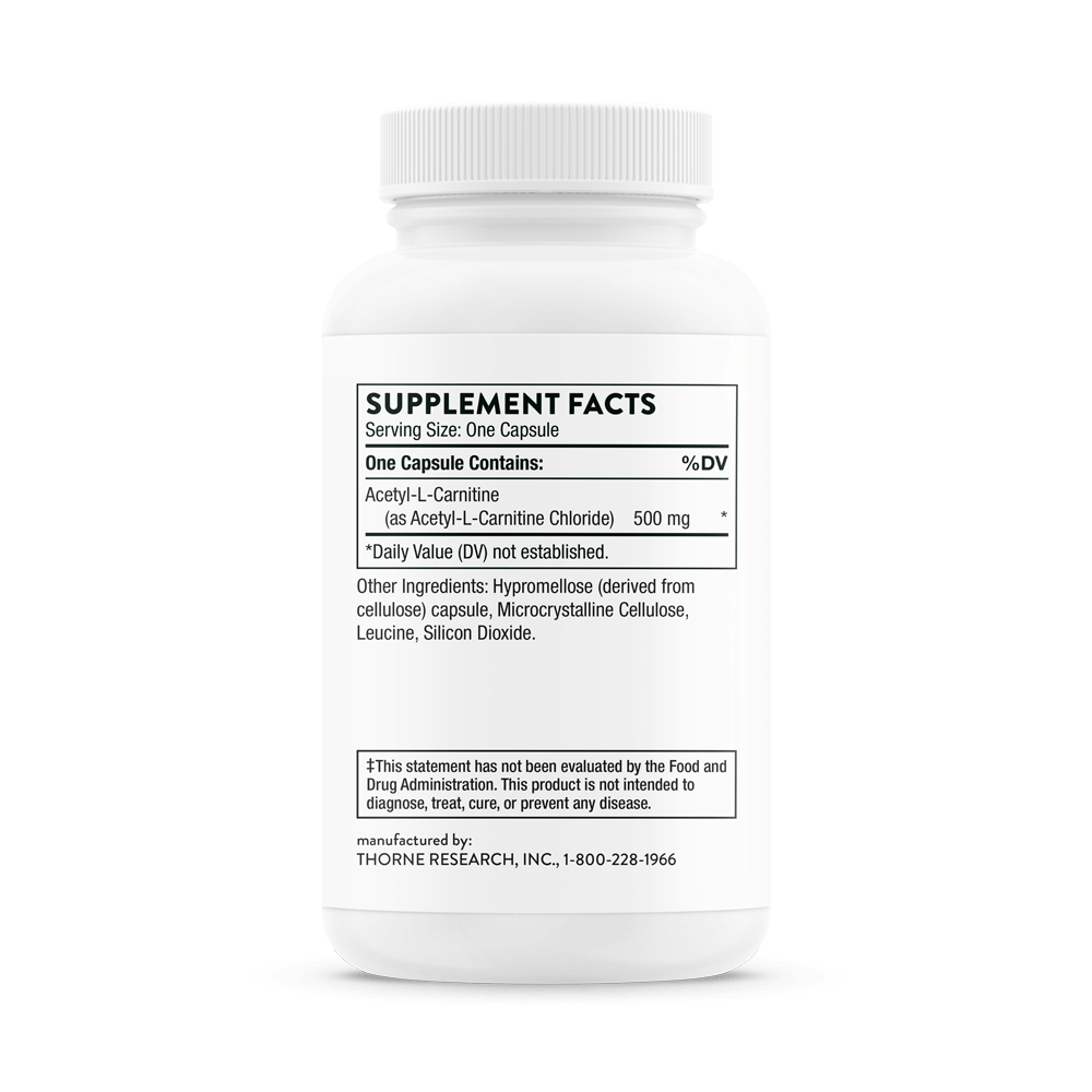 Thorne Acetyl-L-Carnitine 60 Capsules