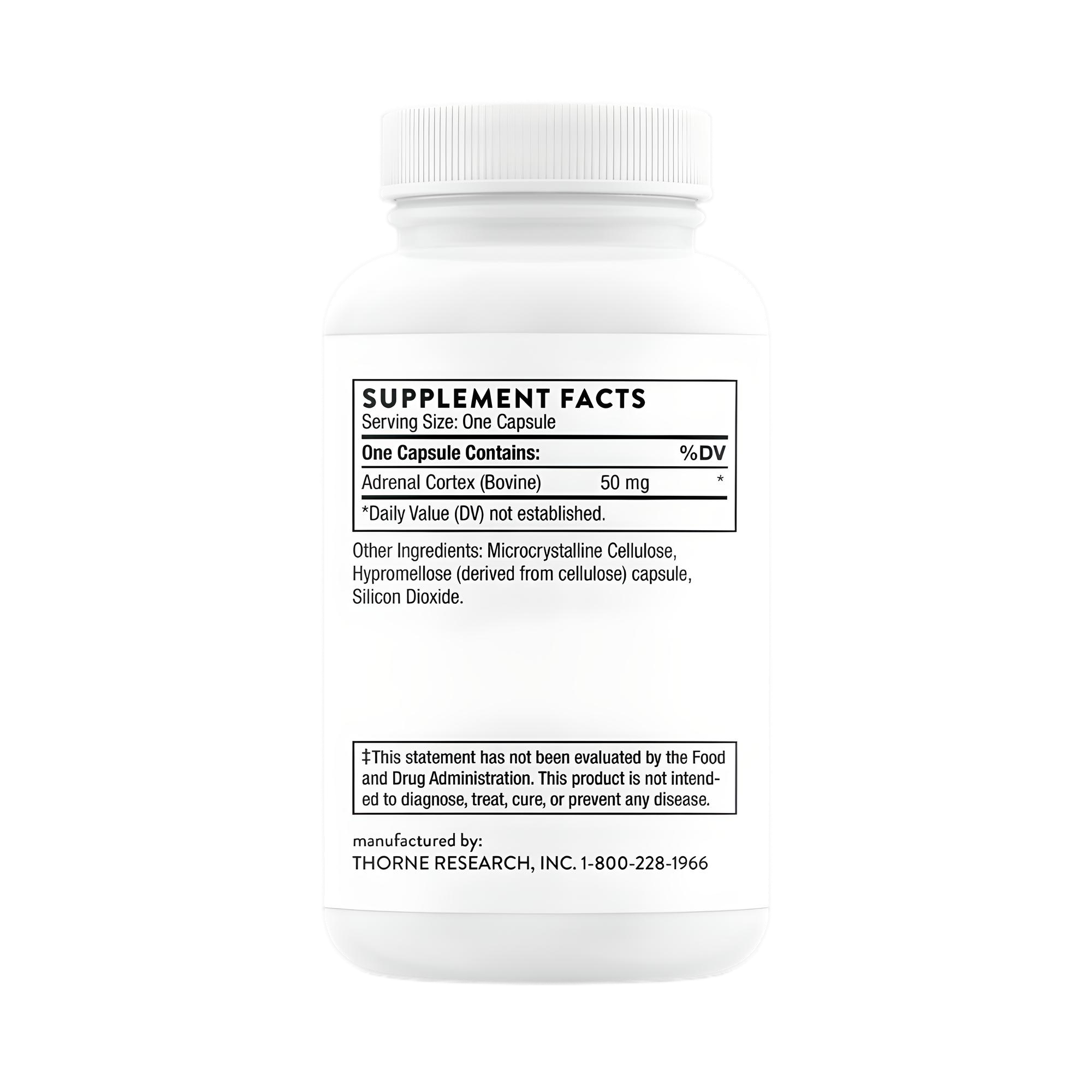 Thorne Adrenal Cortex 60 Capsules