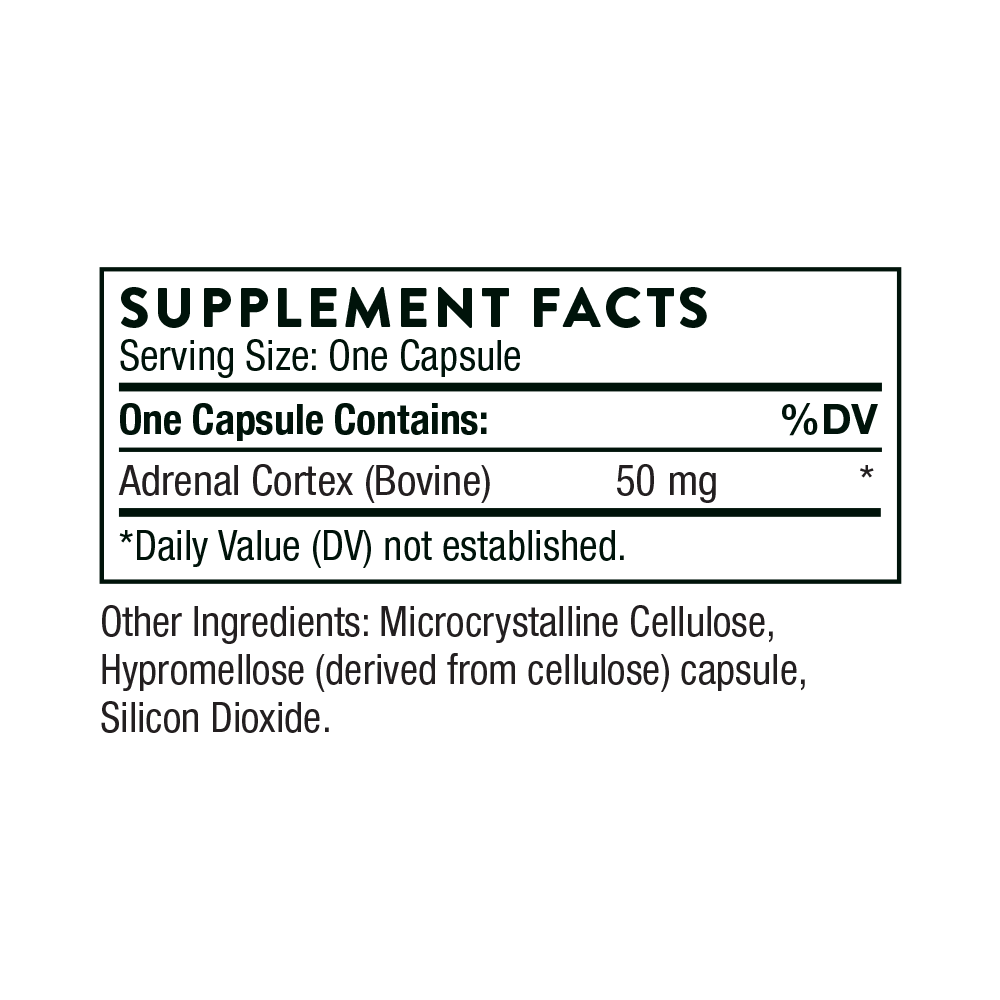 Thorne Adrenal Cortex 60 Capsules