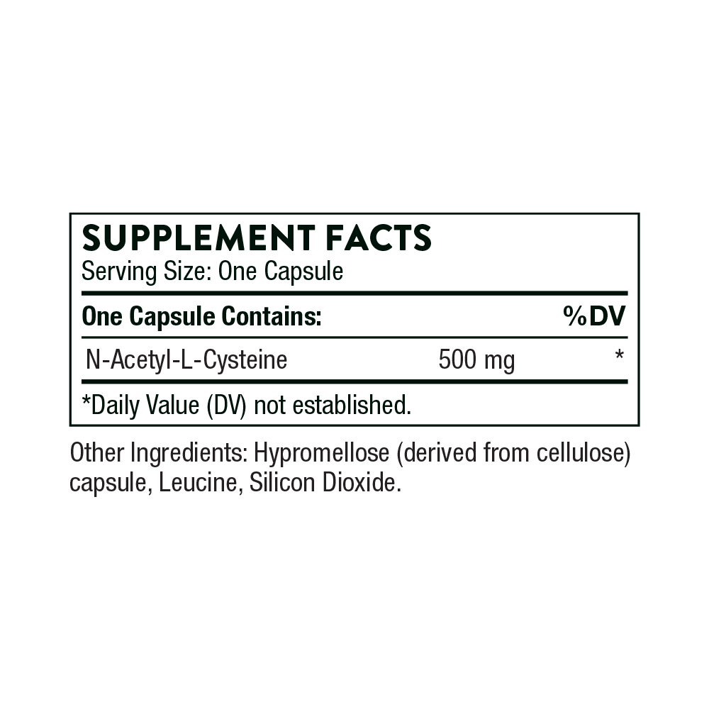 Thorne NAC 500mg 90 Capsules