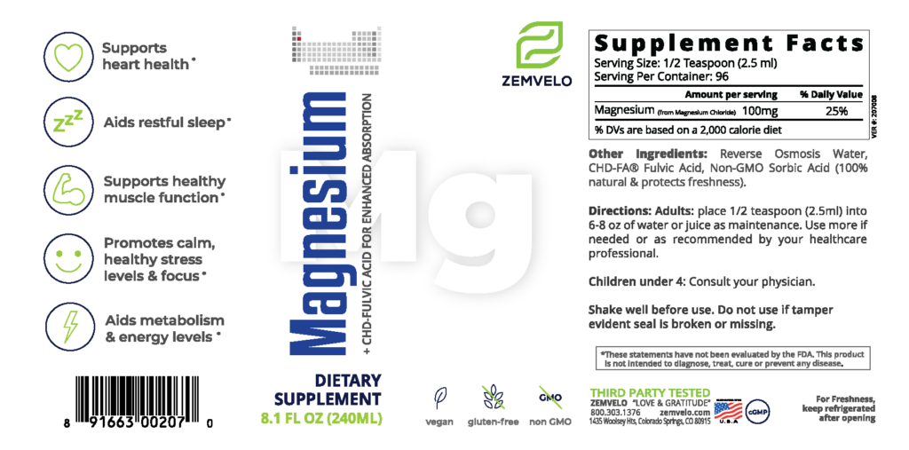 Zemvelo Magnesium 240ml