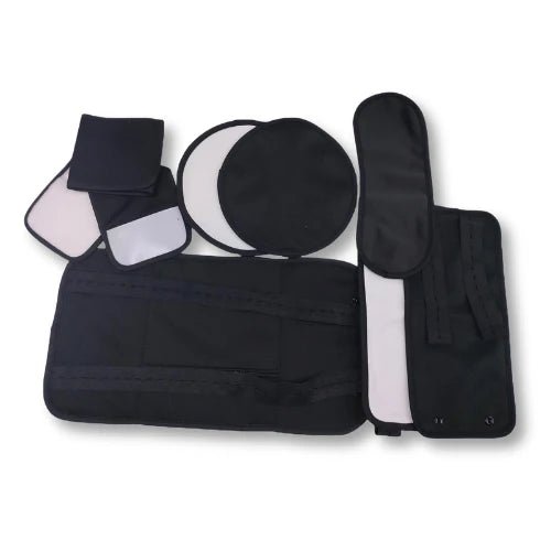 A Better 8 Piece Castor Oil Organic Cotton Wraps - JING