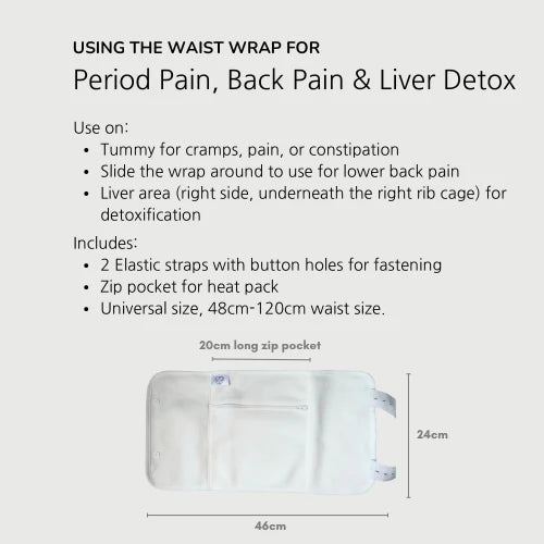 A Better 8 Piece Castor Oil Organic Cotton Wraps - JING