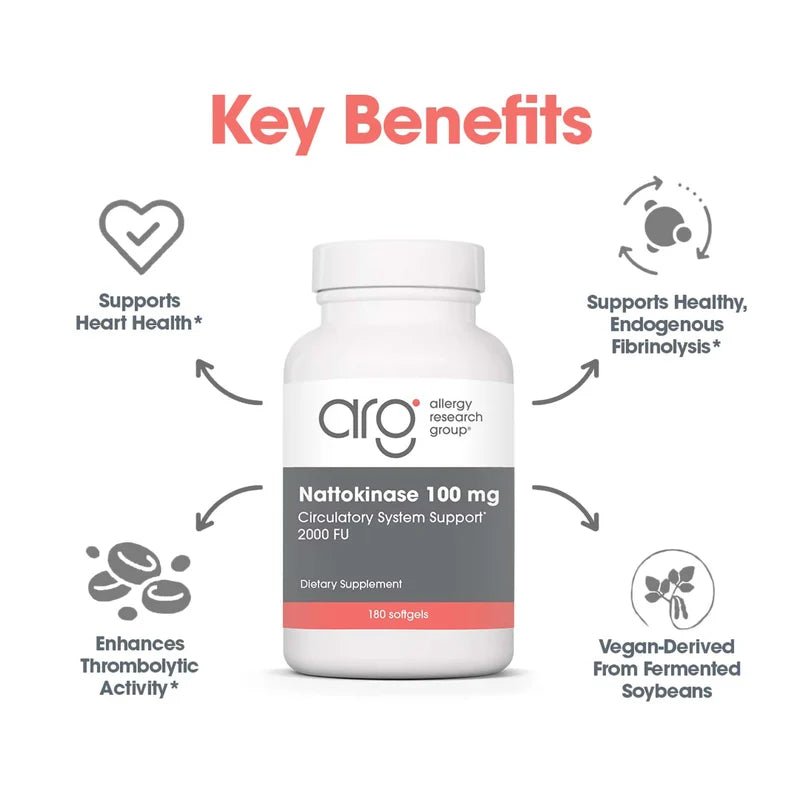 Allergy Research Group Nattokinase 100mg - JING