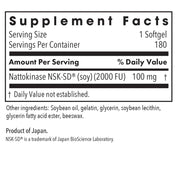 Allergy Research Group Nattokinase 100mg - JING