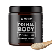 Ancestral Nutrition Primal Body Grass Fed Bovine Testicle Powder 60g - JING Organics