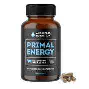 Ancestral Nutrition Primal Energy Beef Liver 120 Capsules - JING Organics