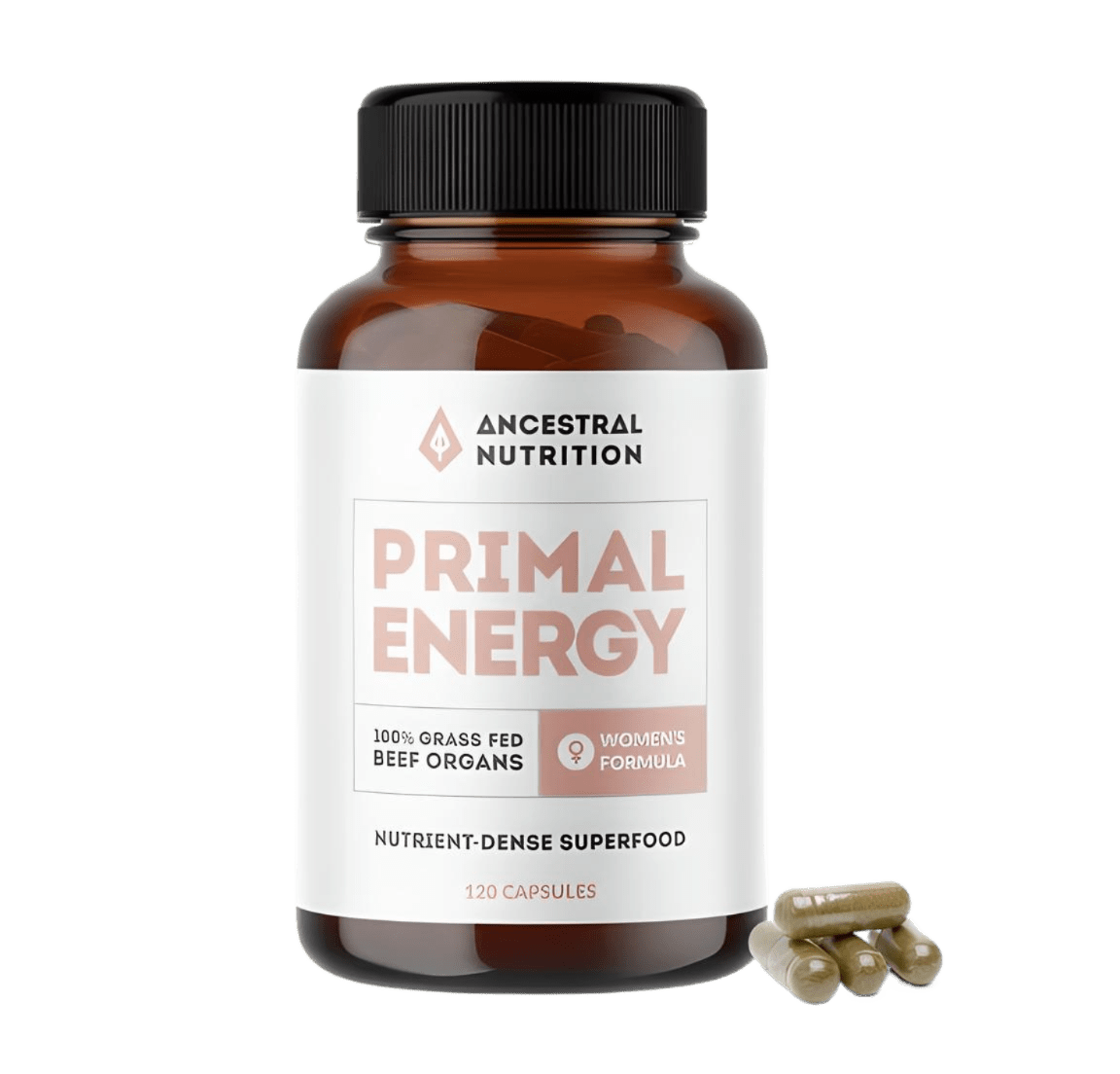 Ancestral Nutrition Primal Energy Women's Formula 120 Capsules - JING Organics