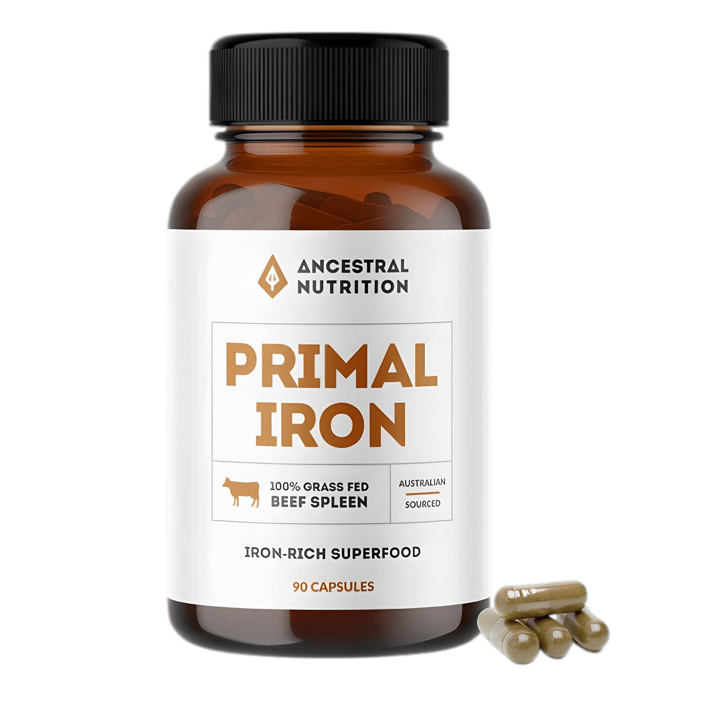Ancestral Nutrition Primal Iron 90 Capsules - JING Organics