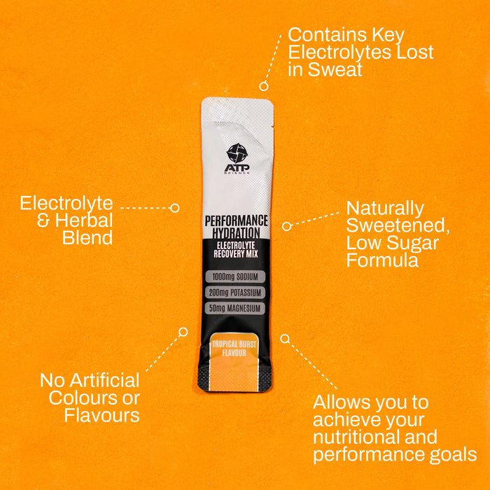 ATP Performance Hydration Electrolyte Mix Tropical 20 Sachets - JING Organics