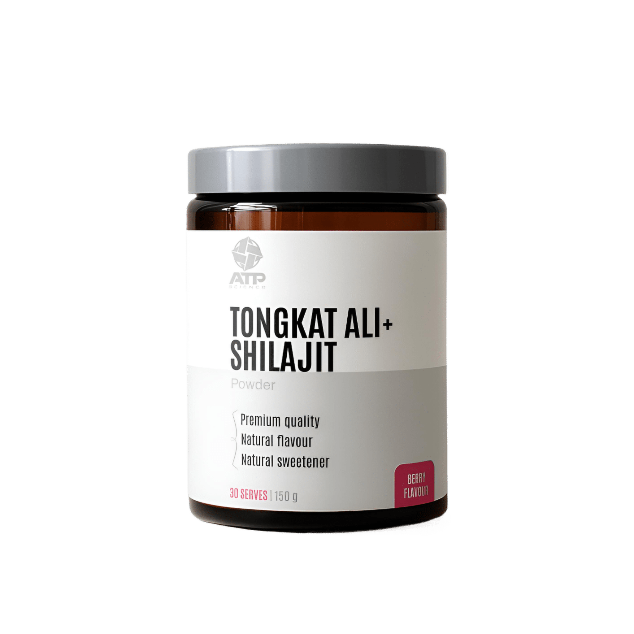 ATP Tongkat Ali + Shilajit Powder Berry 150g - JING Organics