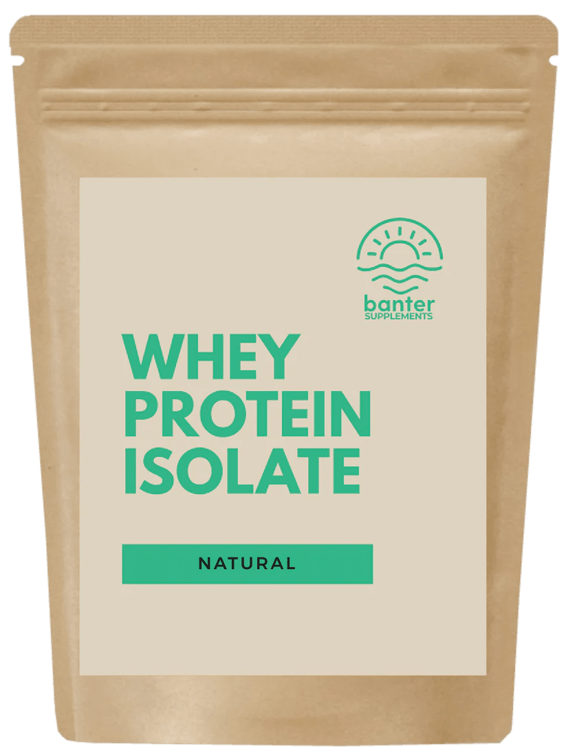 Banter Organic Unflavoured Whey Protein Isolate Natural 500g - JING