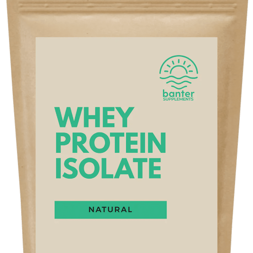 Banter Organic Unflavoured Whey Protein Isolate Natural 500g - JING