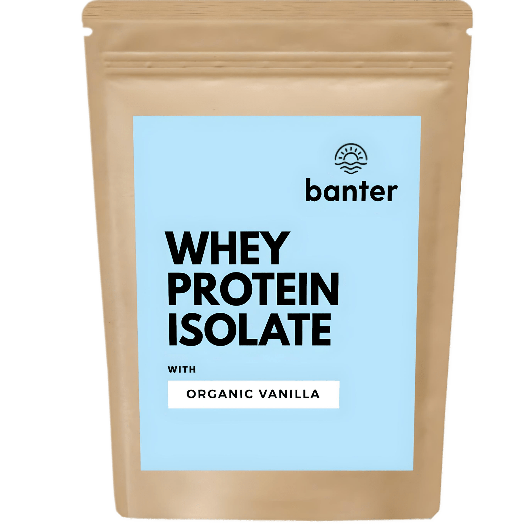 Banter Organic Vanilla Whey Protein Isolate 1kg - JING Organics