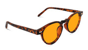 Block Blue Light Sundown Oscar Glasses Tortoise - JING