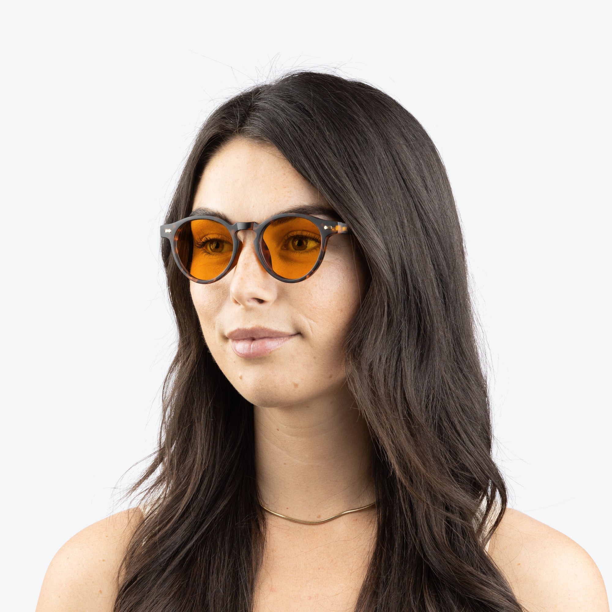 Block Blue Light Sundown Oscar Glasses Tortoise - JING