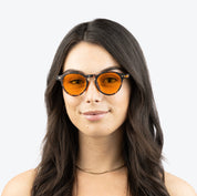 Block Blue Light Sundown Oscar Glasses Tortoise - JING