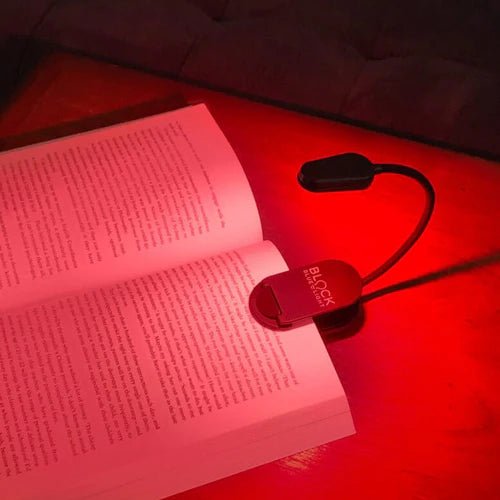Block Blue Light Twilight Red Light Book Light - JING