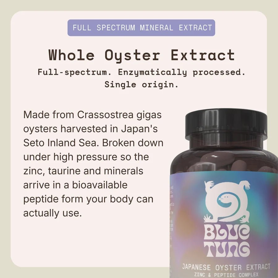 Blue Tung Japanese Oyster Extracts 90 Capsules - JING