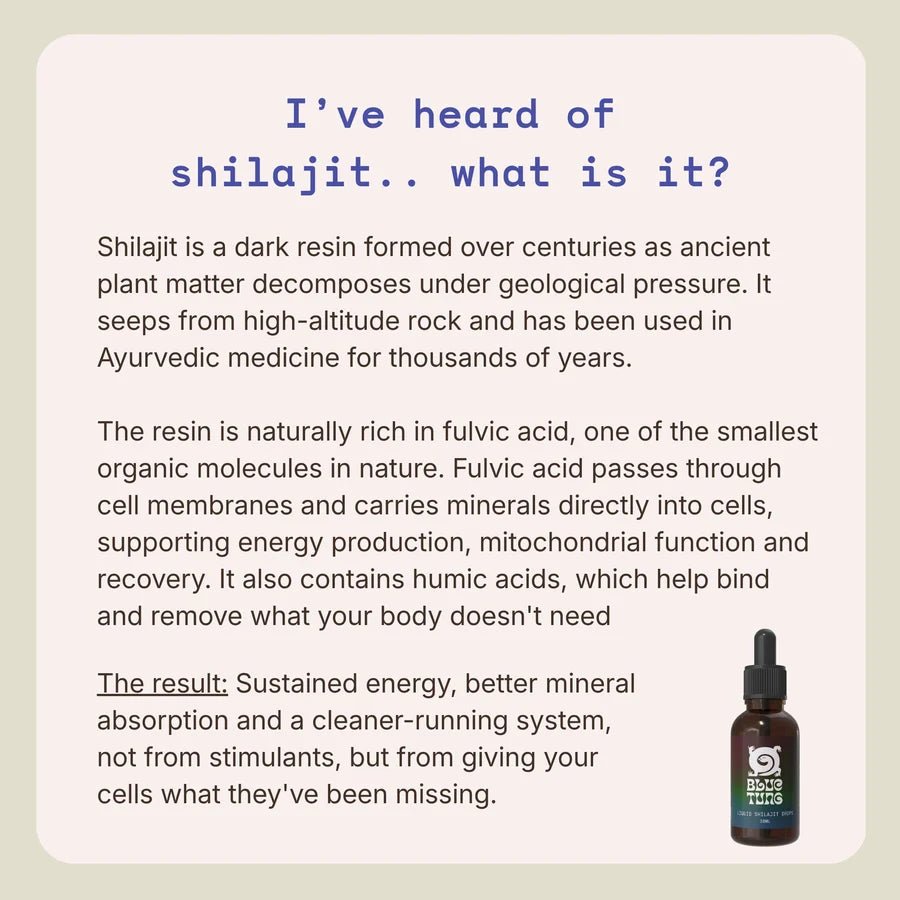 Blue Tung Liquid Himalayan Shilajit 30mL - JING