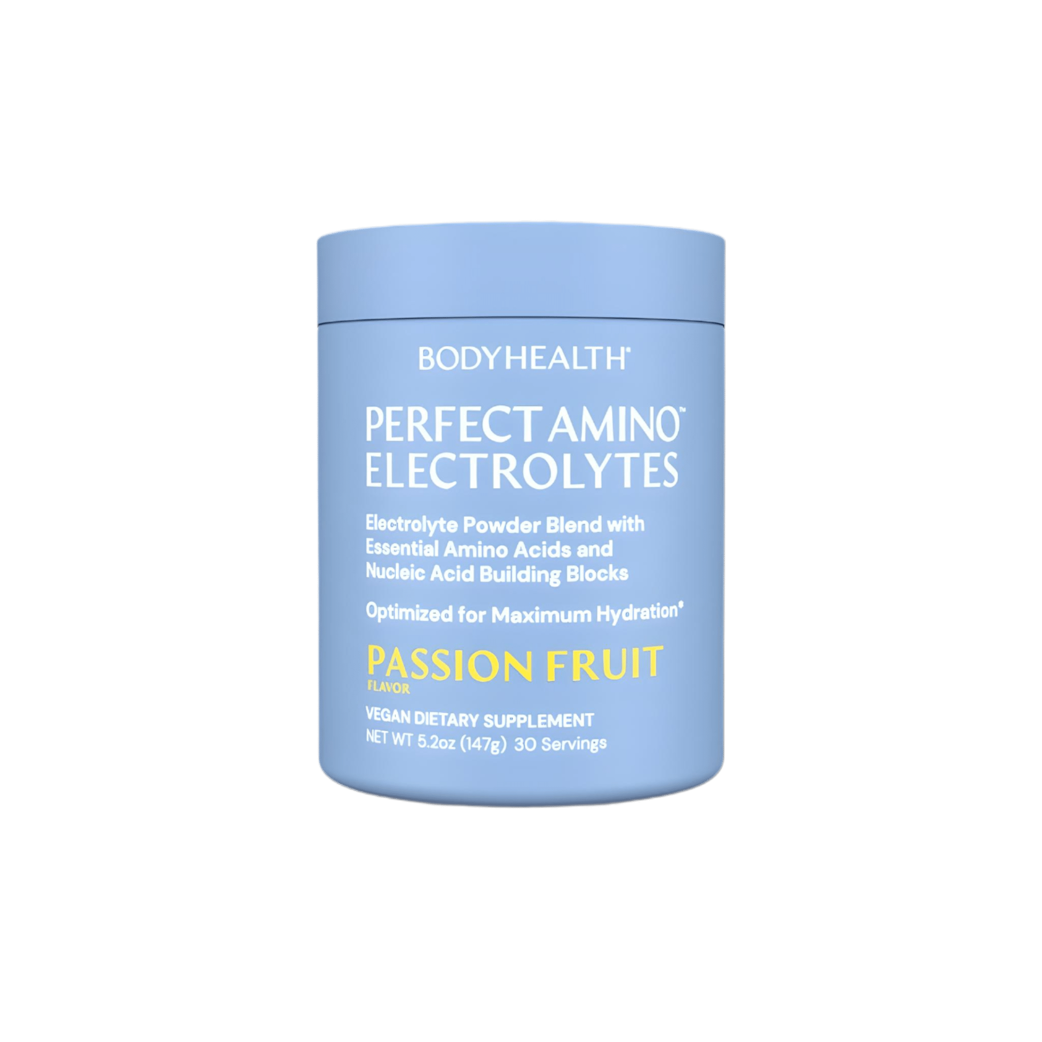 Body Health Perfect Amino Electrolytes Passionfruit 30 Servings - JING Organics
