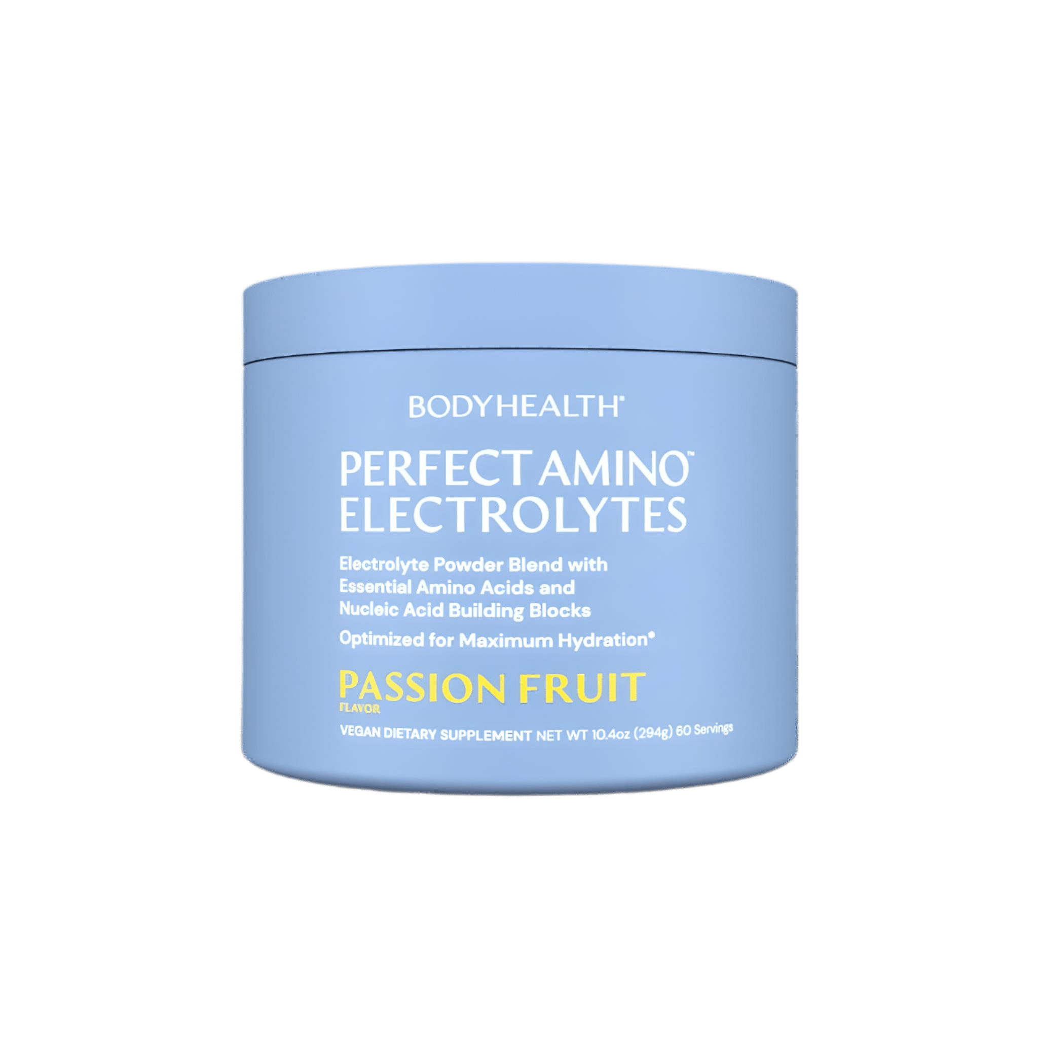 Body Health Perfect Amino Electrolytes Passionfruit 60 Servings - JING Organics