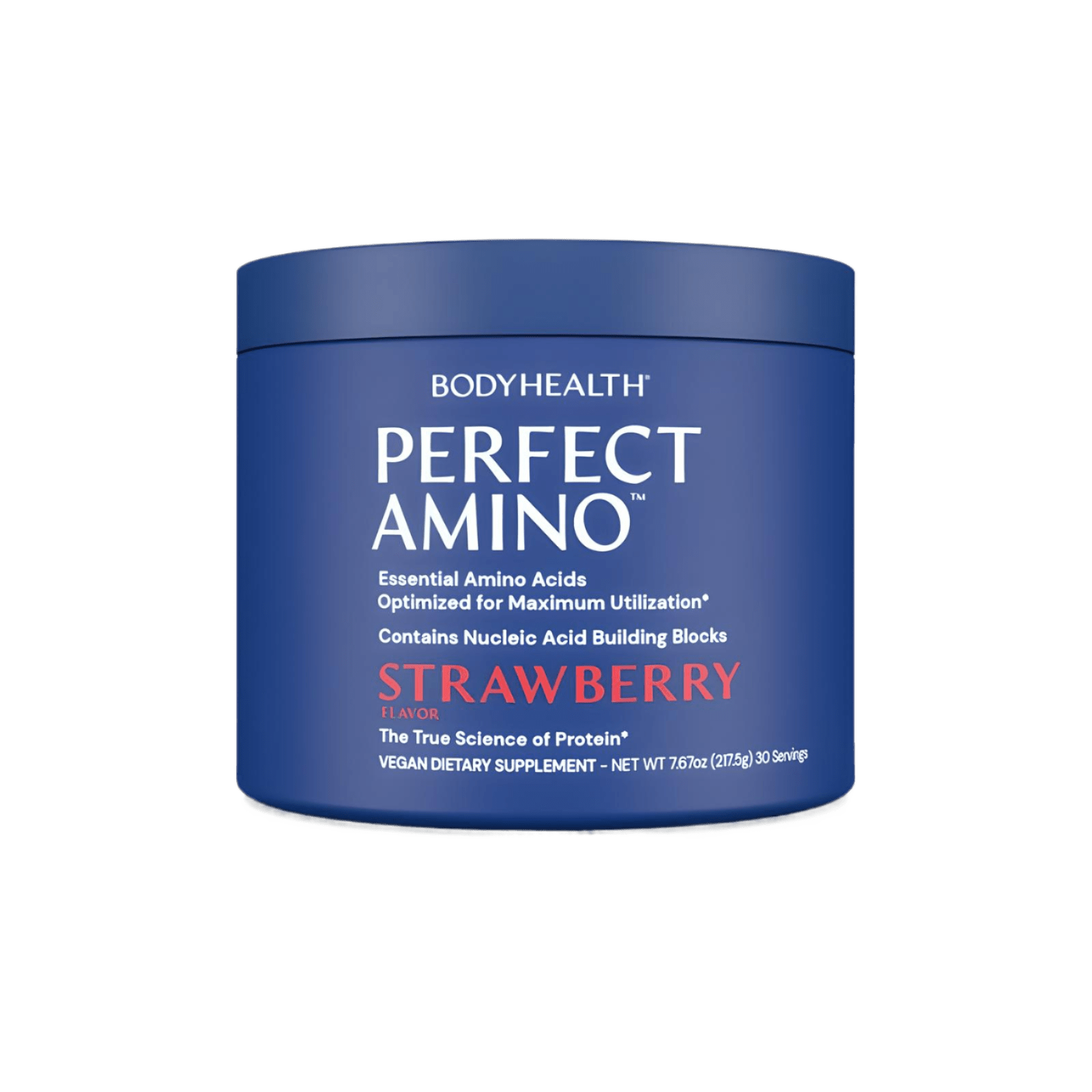 Body Health Perfect Amino Powder Strawberry 30 Servings - JING Organics