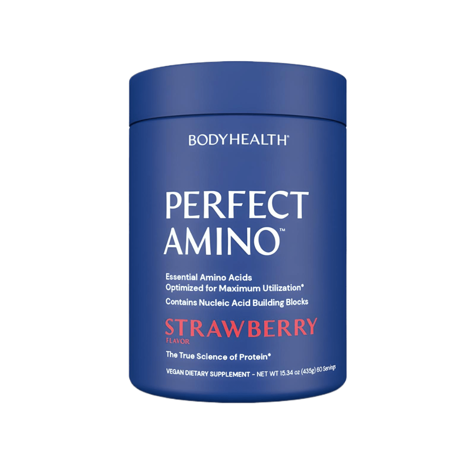 Body Health Perfect Amino Powder Strawberry 60 Servings - JING Organics