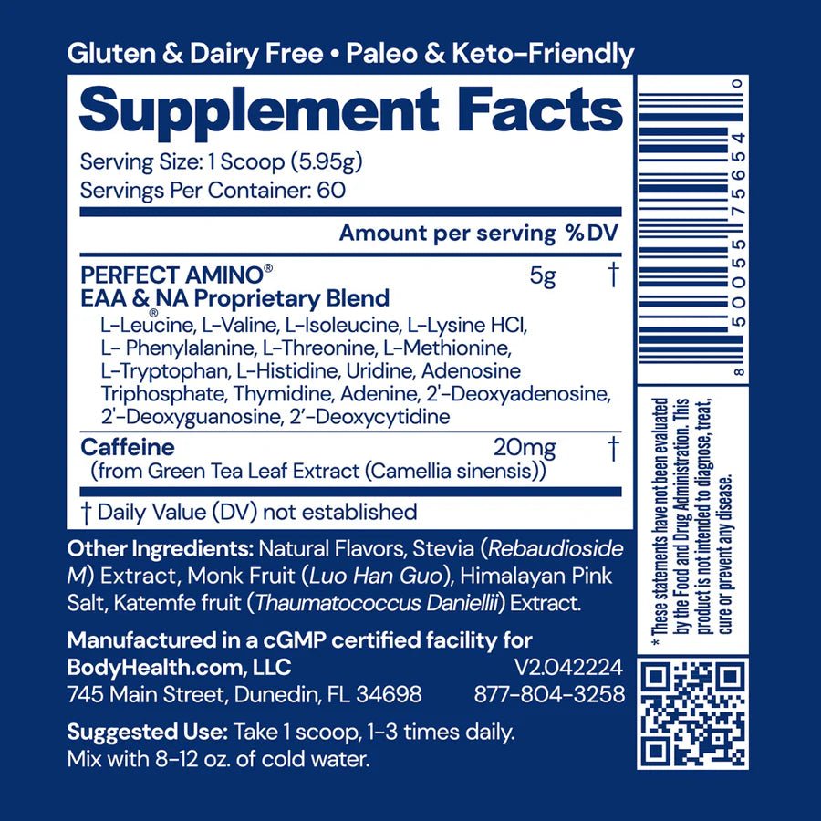 Bodyhealth Perfect Amino Powder Mocha - JING