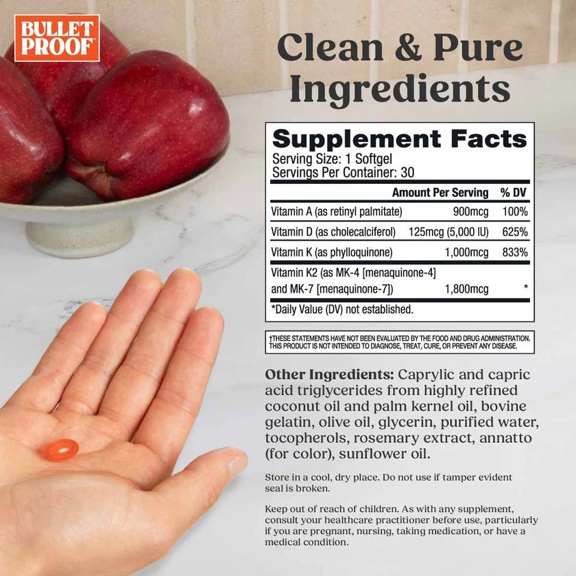Bulletproof A-D-K 30 Softgels - JING