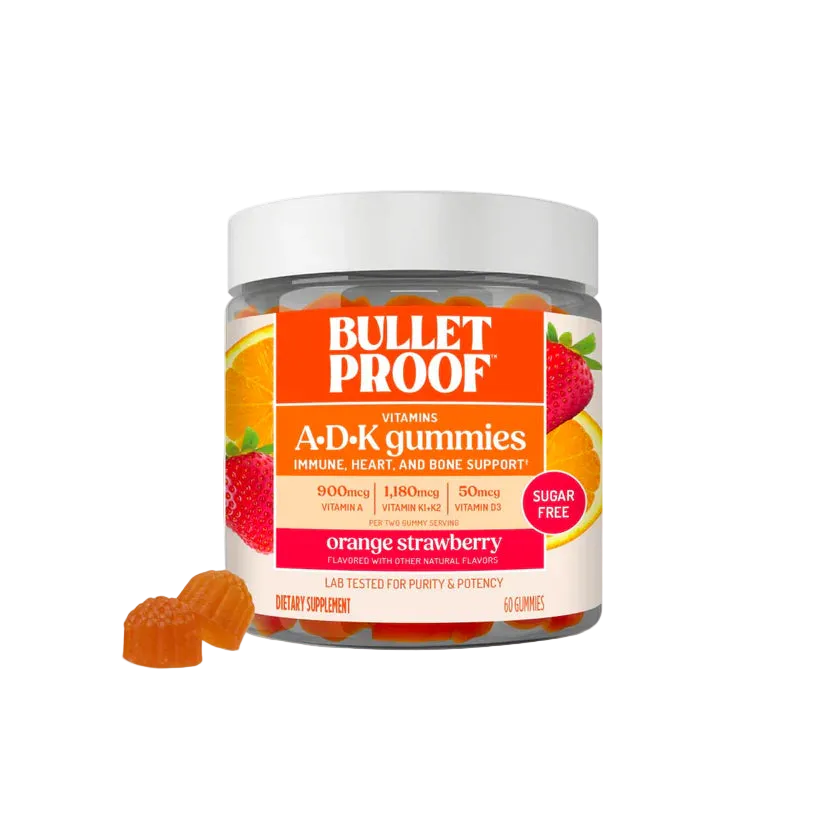 Bulletproof A-D-K Gummies 60 Gummies - JING