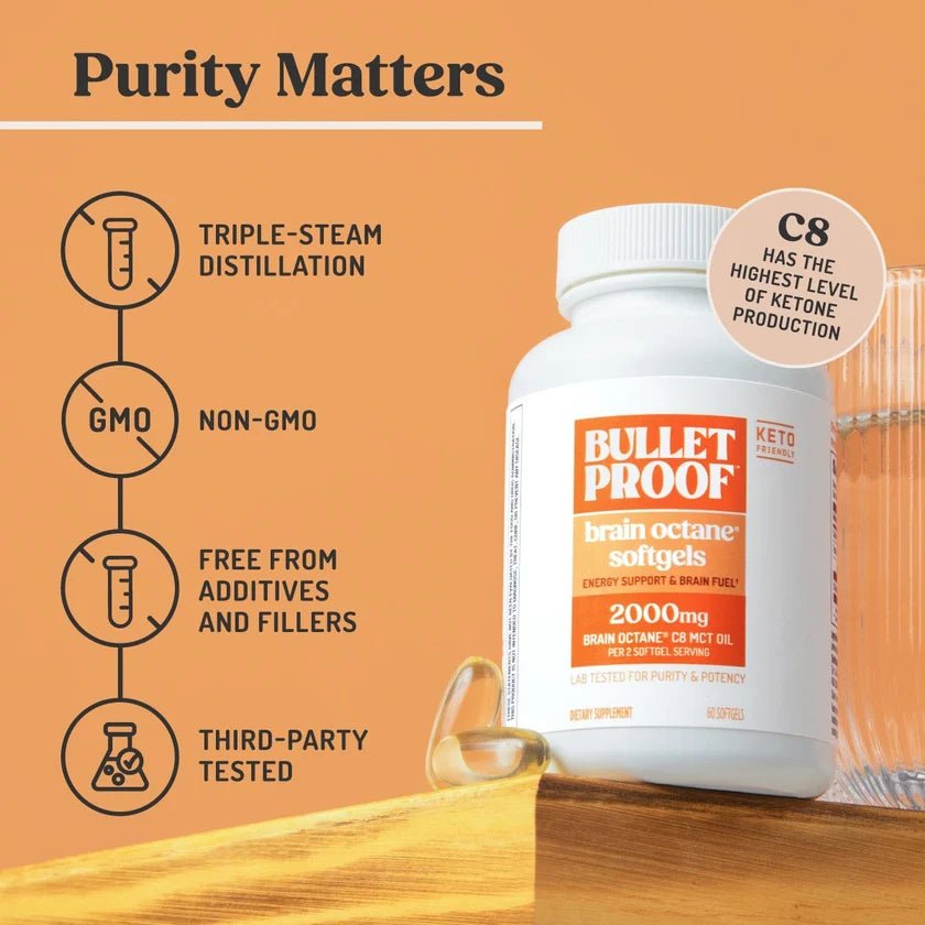 Bulletproof Brain Octane 60 Softgels - JING