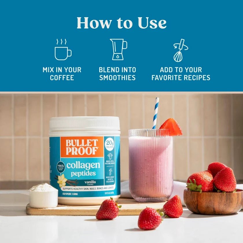 Bulletproof Collagen Peptides Vanilla 405g - JING