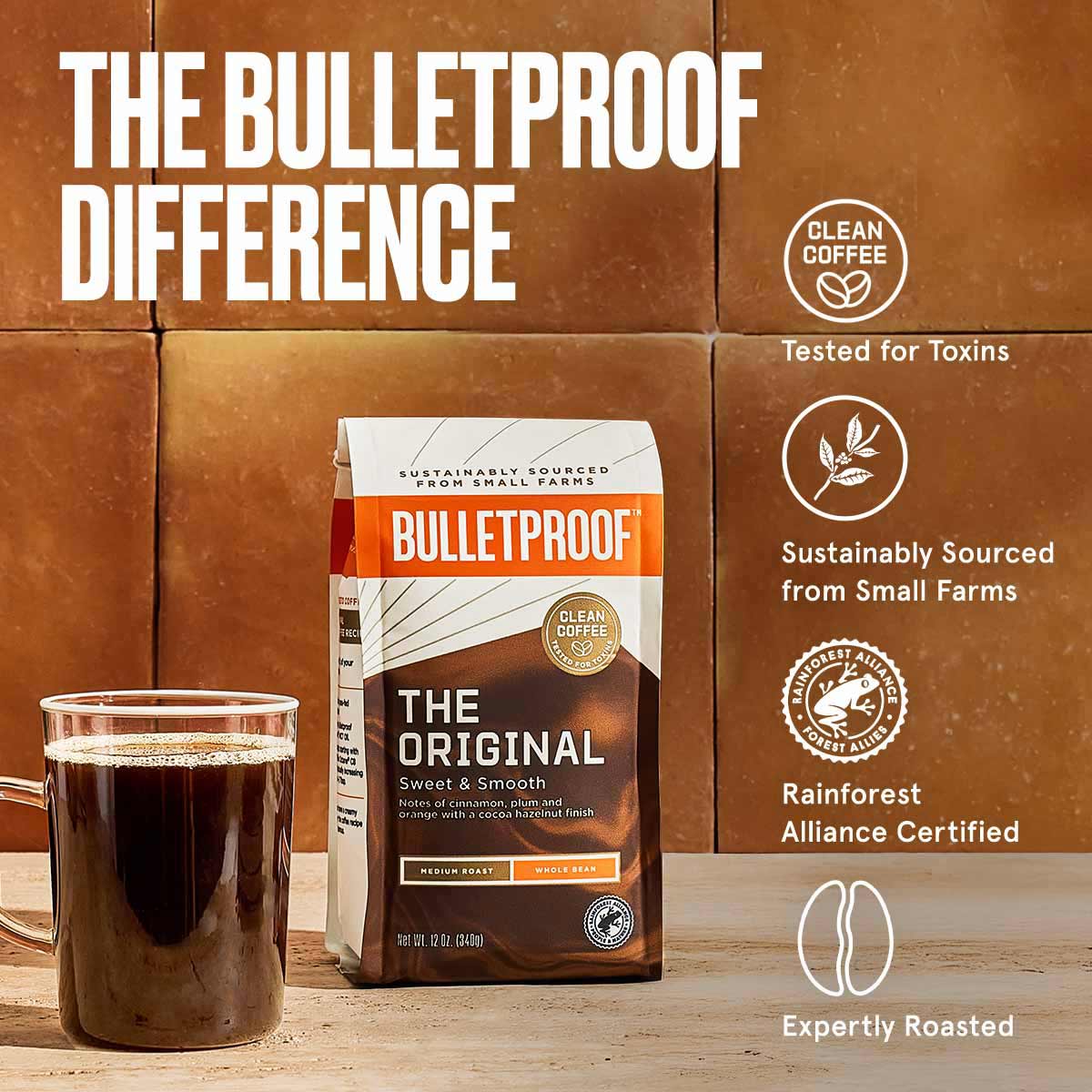 Bulletproof The Original Whole Bean Coffee 340g – JING Organics