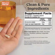 Bulletproof Zinc with Copper 60 Capsules - JING