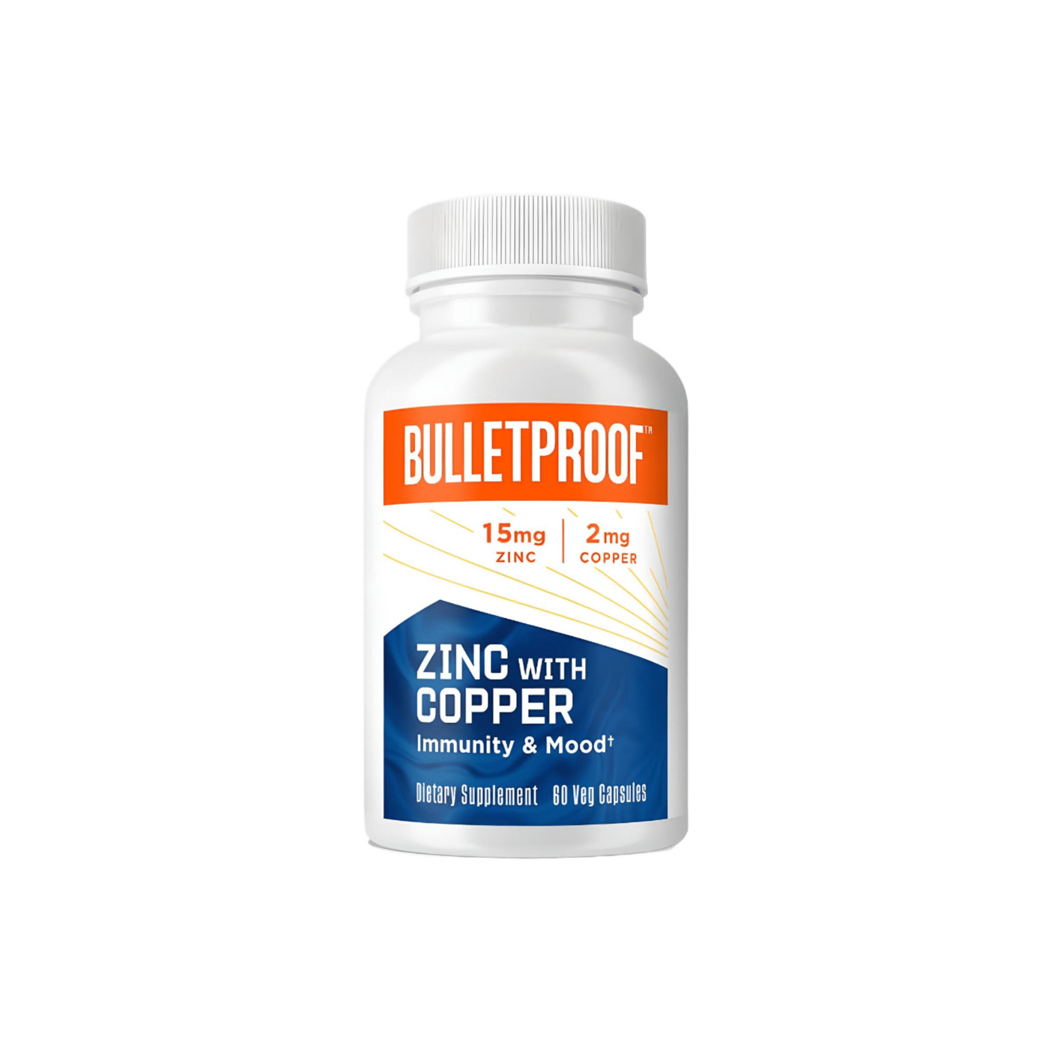 Bulletproof Zinc with Copper 60 Capsules - JING Organics