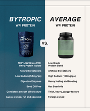 Bytropic Nutrition Whey Protein Isolate + Adaptogens Cacao and Hazelneut 1kg - JING Organics