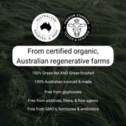 Cell Squared Organic Beef Heart 160 Capsules - JING Organics