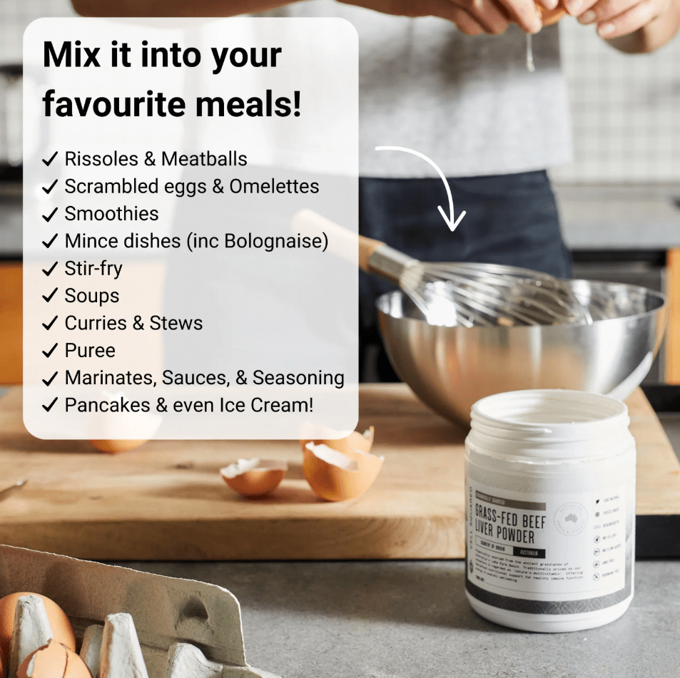 Cell Squared Organic Beef Liver Powder 160g - JING Organics