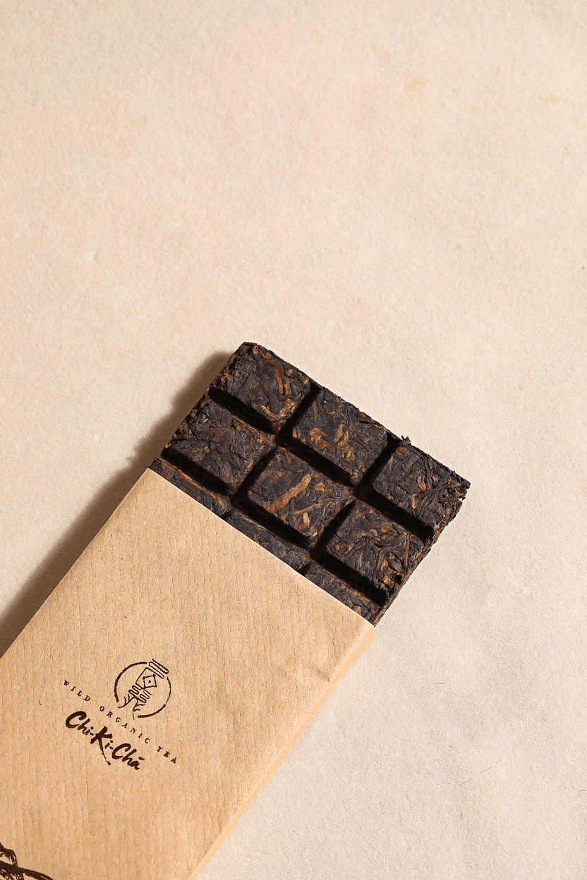 CHI - KI - CHA Organic Shou Pu Erh Tea Brick 100g - JING Organics