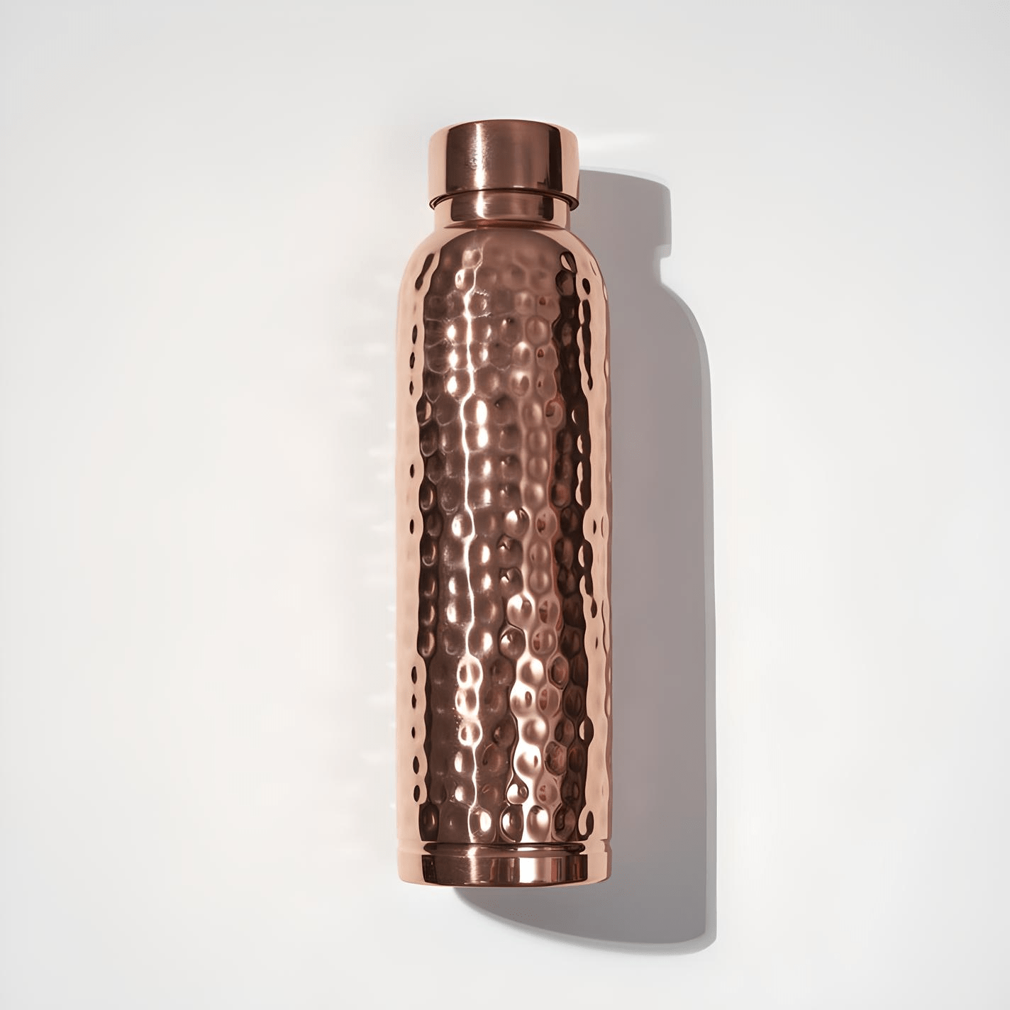 Copper Culture Hammered Copper Drink Bottle 950ml - JING Organics