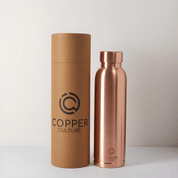 Copper Culture Polished Copper Drink Bottle 950ml - JING Organics