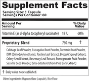 Delgado Protocol DHT Block 60 Capsules - JING Organics