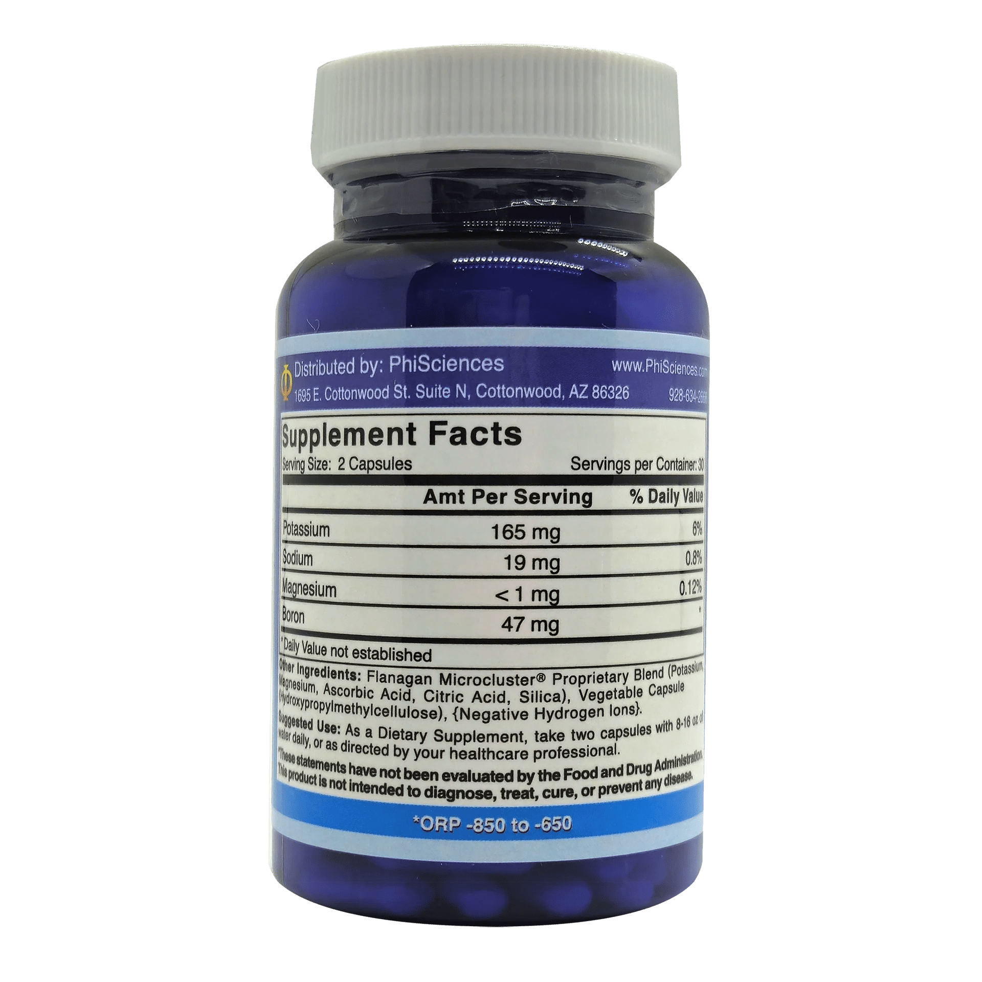 Dr. G. Patrick Flanagan's Mega Hydrate 60 Capsules - JING Organics
