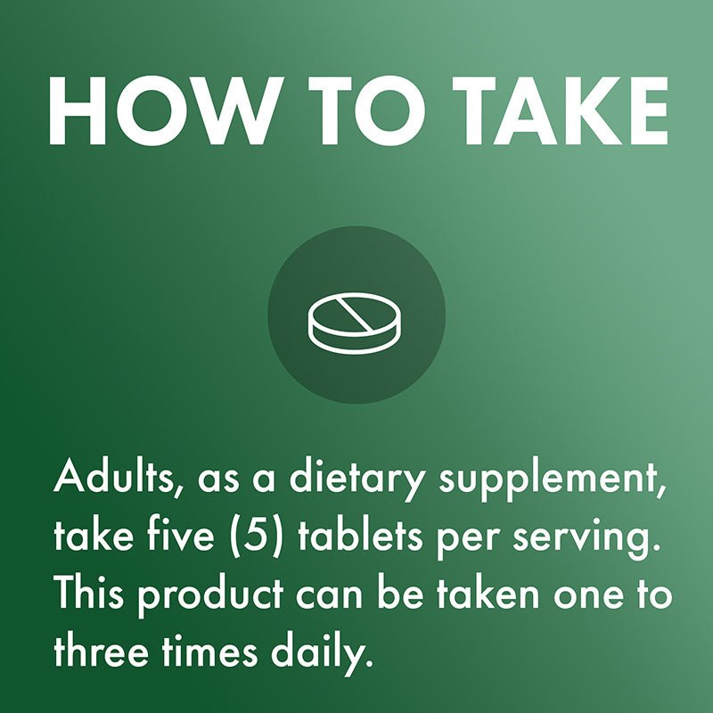 Dr. Mercola Fermented Chlorella 450 Tablets - JING Organics