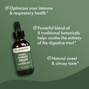 Dr. Mercola Herbal Throat Drops with Slippery Elm 60mL - JING