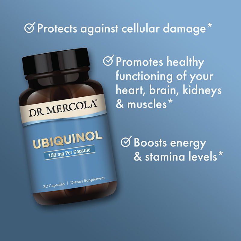 Dr. Mercola Ubiquinol 150mg 30 Capsules - JING Organics