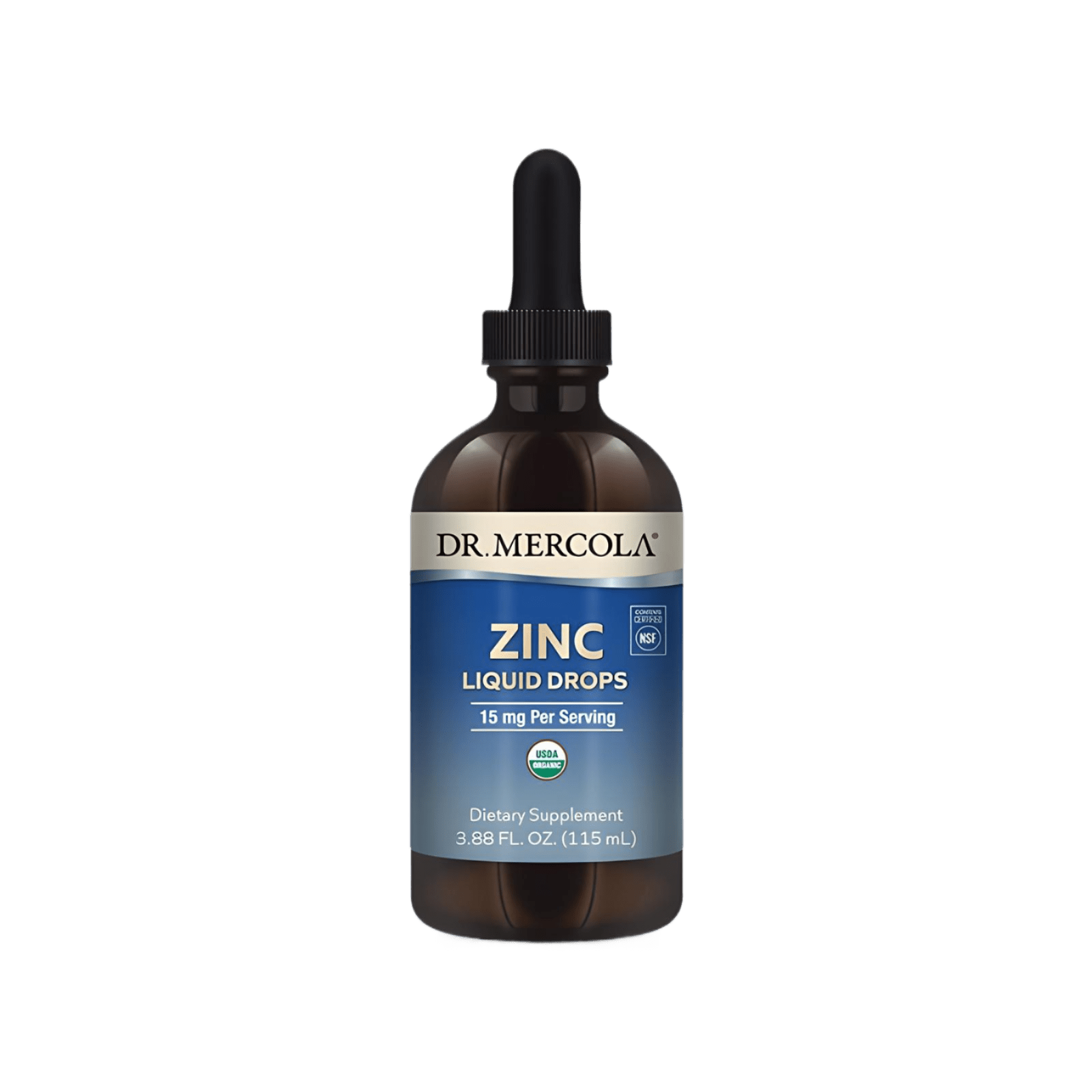 Dr. Mercola Zinc Liquid Drops 115mL - JING Organics