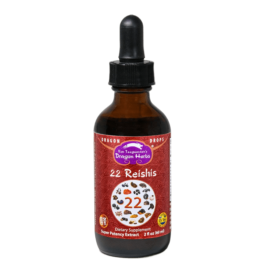 Dragon Herbs 22 Reishi Drops 60ml - JING Organics